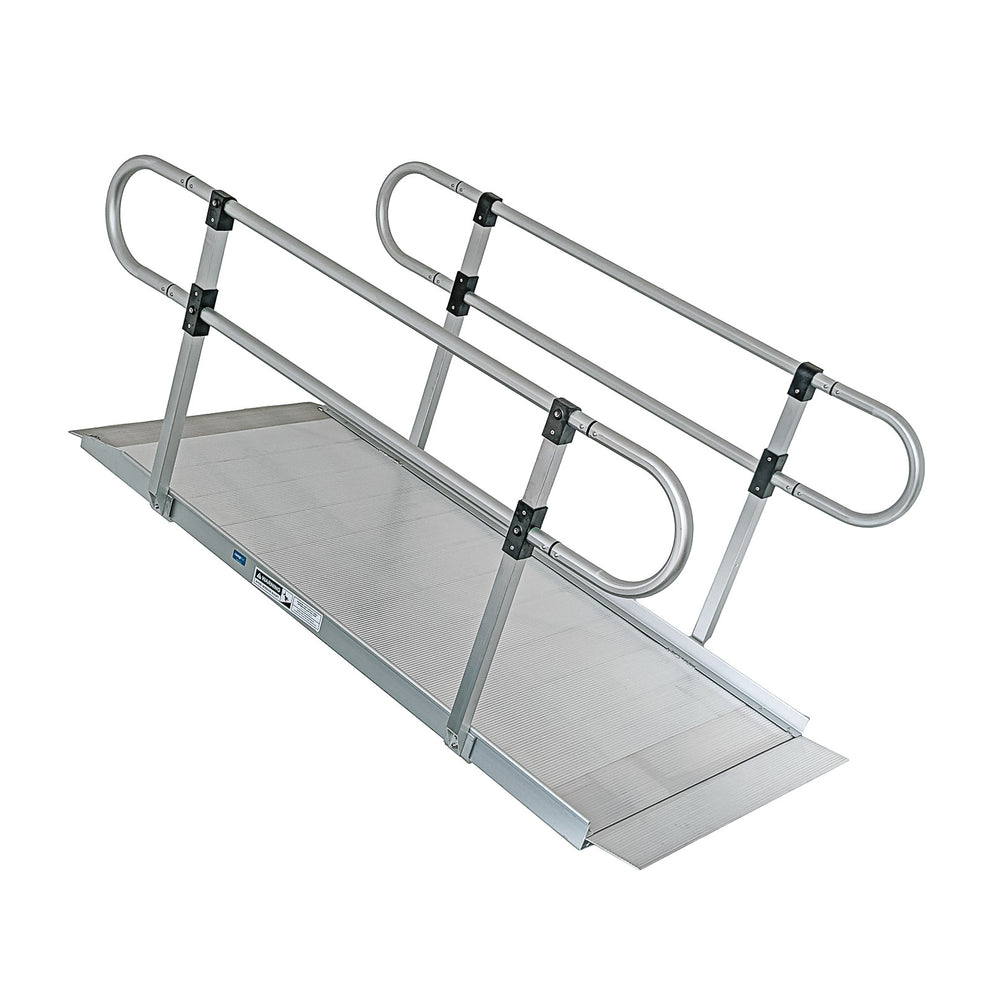 Walking/Wheel Chair Access Ramp with Hand Rails - 385 KG Capacity ...