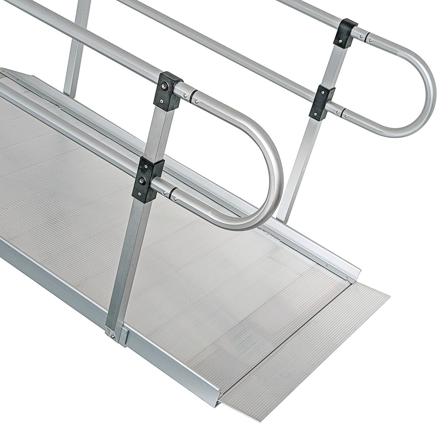 Walking/Wheel Chair Access Ramp with Hand Rails - 385 KG Capacity