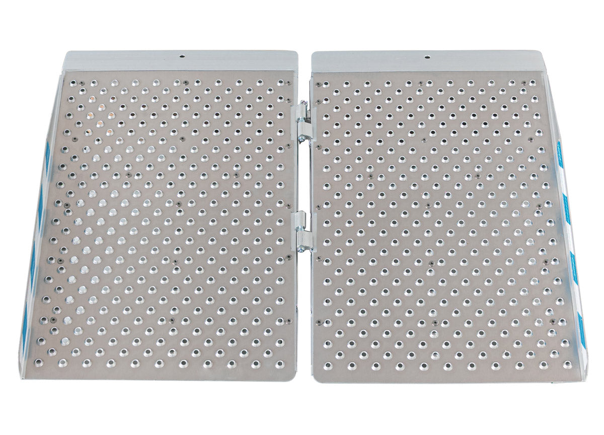 Aluminium Wheelchair / Scooter Ramp Portable Folding - Punch Plate