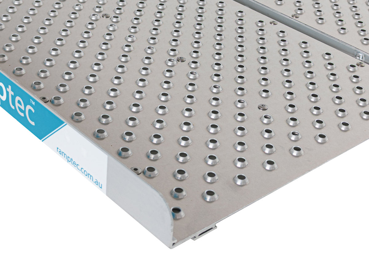 Aluminium Wheelchair / Scooter Ramp Portable Folding - Punch Plate