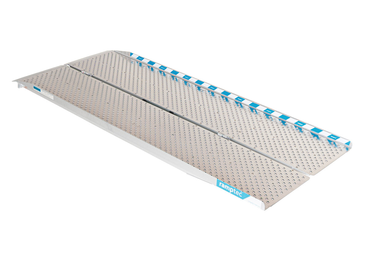 Aluminium Wheelchair / Scooter Ramp Portable Folding - Punch Plate